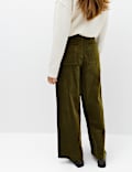 Cord Wide Leg Trousers
