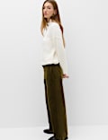 Cord Wide Leg Trousers