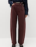 High Waisted Balloon Leg Jeans