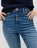 Ivy Mid Rise Skinny Ankle Grazer Jeans