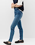 Ivy Mid Rise Skinny Ankle Grazer Jeans