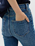 Ivy Mid Rise Skinny Ankle Grazer Jeans