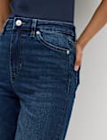 Celana Jeans Straight Leg Berpotongan Pinggang Sedang Sienna
