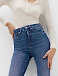Magic Shaping High Waisted Slim Flare Jeans