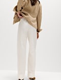 2 Pack Pure Cotton Poplin Straight Leg Trousers
