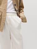 2 Pack Pure Cotton Poplin Straight Leg Trousers