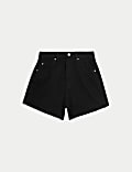 Denim Mom High Waisted Shorts