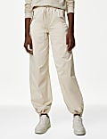 Cotton Rich Utility Parachute Trousers