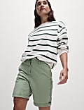 2pk Cotton Rich Tea Dyed Chino Shorts