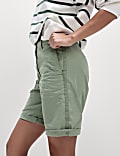 2er-Pack Chino-Shorts mit hohem Baumwollanteil und Teefärbung