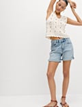 Denim Boyfriend Shorts