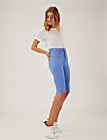 Magic Shaping Denim Knee Length Shorts
