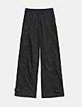 Lyocell Rich Barrel Leg Trousers