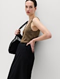 Linen Rich Maxi Wrap Skirt