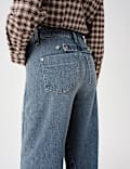 Twisted Seam Wide Leg Jean