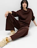 Cotton Rich Wide Leg Joggers