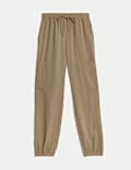 Crinkle Cargo Cuffed Joggers