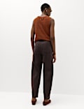 Pantalon utilitaire coupe barrel en lyocell