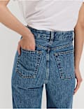 High Waisted Relaxed Straight Jeans