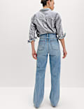 High Waisted Relaxed Straight Jeans