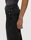 High Waisted Wide Leg Cropped Jeans