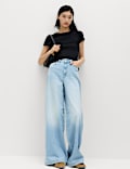High Waisted Wide Leg Jeans