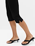 Split Hem Cropped Leggings
