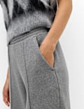Pure Cotton Pintuck Barrel Leg Joggers