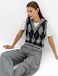 Pure Cotton Pintuck Barrel Leg Joggers