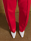Cotton Rich Side Stripe Straight Leg Joggers