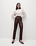 Straight Leg Ankle Grazer Trousers