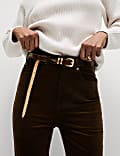 Cord Straight Leg Trousers