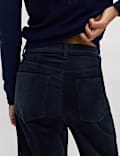 Pantalon coupe large en velours côtelé