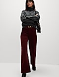 Cord Wide Leg Trousers