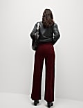 Cord Wide Leg Trousers