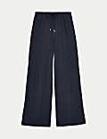 Pantalon coupe large en jersey