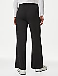 Jersey Wide Leg Trousers