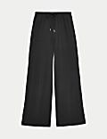 Jersey Wide Leg Trousers