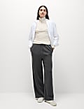 Pure Cotton Wide Leg Joggers
