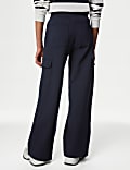 Ponte Utility Wide Leg Trousers