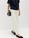 Mom High Waisted Ankle Grazer Jeans