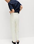 Mom High Waisted Ankle Grazer Jeans