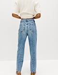 Mom High Waisted Ankle Grazer Jeans