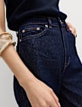Mom High Waisted Ankle Grazer Jeans