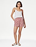 Printed Twill Shorts