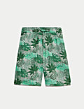 Printed Twill Shorts