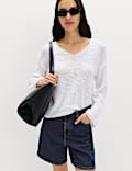 Pure Cotton Denim Classic Shorts
