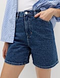 Pure Cotton Denim Classic Shorts