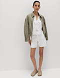 Pure Cotton Denim Classic Shorts