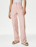 Pantal&oacute;n straight informal de algod&oacute;n